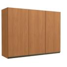Armário Aéreo 3 Portas 120cm Maxxi Marrom/Canela Armário Aéreo 3 Portas 120cm Maxxi Marrom/Canela