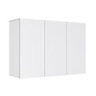 Armário Aéreo 3 Portas Com Prateleiras Internas Amplo Espaço Para Objetos Sem Puxadores Externos Cor Branco Armário Aéreo 3 Portas Com Prateleiras Internas Amplo Espaço Para Objetos Sem Puxadores Externos Cor Branco