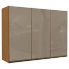 Armário Aéreo 3 Portas com Vidro 120cm MDP Maxxi Kappesberg