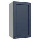 Armário Aéreo 35 cm 1 Porta Branco/Azul Vik Madesa
