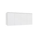 Armário Aéreo 4 Portas Kappesberg Adapt Branco 155cm