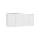 Armário Aéreo 4 Portas Kappesberg Adapt Branco 155cm