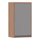 Armário Aéreo 40 Cm 1 Porta 1 Prateleira Vanilla Com Cinza Armário Aéreo 40 Cm 1 Porta 1 Prateleira Vanilla Com Cinza