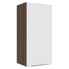 Armário Aéreo 40 X 83 Cm 1 Porta Rustic/branco Veludo Lux Madesa Rustic/branco Veludo