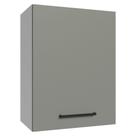 Armário Aéreo 50cm 1 Porta Branco/Cinza Agata Madesa