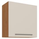 Armário Aéreo 59 cm Favorita 1 Porta Cinamomo Areia Fosco - Zanzini