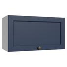 Armário Aéreo 60 cm 1 Porta Basculante Branco/Azul Vik Madesa Armário Aéreo 60 cm 1 Porta Basculante Branco/Azul Vik Madesa