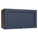 Armário Aéreo 60 cm 1 Porta Basculante Rustic/Azul Vik Madesa