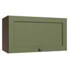 Armário Aéreo 60 cm 1 Porta Basculante Rustic/Verde Vik Madesa