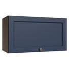 Armário Aéreo 60Cm 1Porta Basculante Rustic/azul Vik Madesa