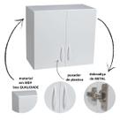 Armário Aéreo 60cm 2 Portas MDF Branco OFERTA Armário Aéreo 60cm 2 Portas MDF Branco OFERTA