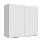 Armário Aéreo 70 cm 2 Portas Branco/Branco Veludo Lux Madesa Armário Aéreo 70 cm 2 Portas Branco/Branco Veludo Lux Madesa