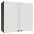 Armário Aéreo 70 cm 2 Portas Rustic/Branco Vik Madesa Armário Aéreo 70 cm 2 Portas Rustic/Branco Vik Madesa