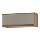 Armário Aéreo 80cm 1 Porta Visão Móveis Vicenza Havana