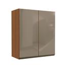 Armário Aéreo 80cm 2 Portas com Vidro Maxxi Kappesberg Armário Aéreo 80cm 2 Portas com Vidro Maxxi Kappesberg