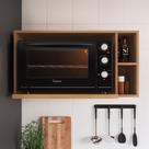 Armário Aéreo 80cm para Forno Isabelle Bege/Freijó Armário Aéreo 80cm para Forno Isabelle Bege/Freijó