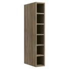 Armario Aereo Adega 6 Nichos 15 cm MDP Maxxi G760 Nogal Kappesberg Armario Aereo Adega 6 Nichos 15 cm MDP Maxxi G760 Nogal Kappesberg