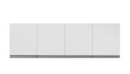 Armário Aéreo Andreia 150 cm 4 Portas Branco - AJL Móveis
