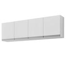 Armário Aéreo Andréia 160cm 4 Portas - AJL Móveis