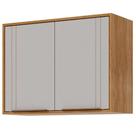 Armário Aéreo Aurea 80cm 2 Portas Mgm Cor Cinamomo Off White