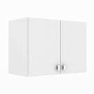 Armário Aéreo Baixo Multiuso 2 Portas 62,9x45x31 cm Branco Armário Aéreo Baixo Multiuso 2 Portas 62,9x45x31 cm Branco