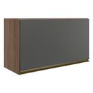 Armario Aereo Basc Mdf 60 Cm Kali 16337 Carvalho Toq Nicioli Carvalho Toq