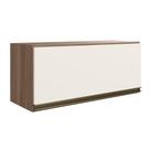 Armario Aereo Basc Mdf 80 Cm Kali 16341 Carvalho Toq Off White Cetim Nicioli Carvalho Toq Off White Cetim