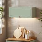 Armário Aéreo Basculante de 80 Cm 1 Porta Americano Provençal Conecta