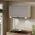 Armário Aéreo Basculante Para Cozinha 1 Porta Provençal Iluminata Armário Aéreo Basculante Para Cozinha 1 Porta Provençal Iluminata