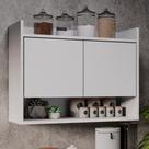 Armário Aéreo com 2 Portas Chico Branco G96 - Gran Belo Armário Aéreo com 2 Portas Chico Branco G96 - Gran Belo