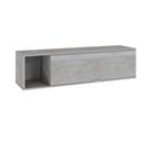 Armário Aéreo Com nicho E Porta Basculante 35x135x35cm Wlnp135 Snow - Branco