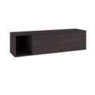 Armário Aéreo Com Nicho E Porta Basculante 35x135x35cm Wlnp135 Terracota Preto