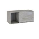 Armário Aéreo Com nicho E Porta Basculante 35x80x35cm Wlnp80 Snow - Branco