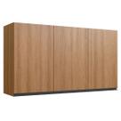 Armário Aéreo Cozinha 120 Cm 3 Portas 2 Prateleiras Montana - Quiditá Móveis