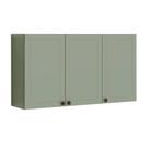 Armário Aéreo Cozinha 120 Cm Conecta Frizz 3 Portas Mint - Geniaflex