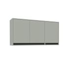 Armário Aéreo Cozinha 120 Cm Koya 3 Portas Verde Oliva - Politorno Armário Aéreo Cozinha 120 Cm Koya 3 Portas Verde Oliva - Politorno
