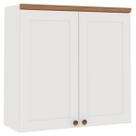 Armário Aéreo Cozinha 2 Portas Branco Fosco 1505 - Genialflex Armário Aéreo Cozinha 2 Portas Branco Fosco 1505 - Genialflex