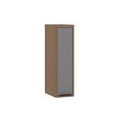 Armário Aéreo Cozinha 20cm 1Porta Aspen Vanilla Cinza Puro