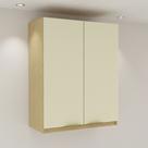 Armário Aéreo Cozinha 60cm Nanda 2 Portas Nature/Arenas - Tecno Mobili