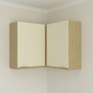 Armário Aéreo Cozinha 90 Cm Nanda 2 Portas Nature/Arenas - Tecno Mobili