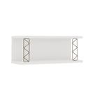 Armário Aéreo Cozinha Aberto 80cm 100% Mdf com Metalon Branco - Genialflex