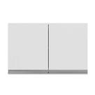 Armário Aéreo Cozinha Andréia 2 Portas 80 cm Branco AJL Móveis Armário Aéreo Cozinha Andréia 2 Portas 80 cm Branco AJL Móveis