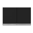 Armário Aéreo Cozinha Andréia 2 Portas 80 cm Preto AJL Móveis Armário Aéreo Cozinha Andréia 2 Portas 80 cm Preto AJL Móveis