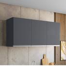 Armário Aéreo Cozinha Andréia 3 Portas 120cm AJL Móveis