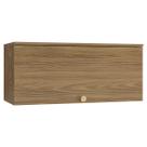 Armário Aéreo Cozinha Botanic 80 Cm 1 Porta Nogueira Fosco - Kappesberg