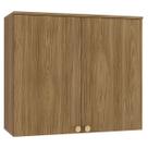 Armário Aéreo Cozinha Botanic 80 Cm 2 Portas Nogueira Fosco - Kappesberg