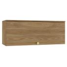Armário Aéreo Cozinha Botanic 90 Cm 1 Porta Nogueira Fosco - Kappesberg