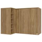 Armário Aéreo Cozinha Botanic 98 Cm 1 Porta Nogueira Fosco - Kappesberg