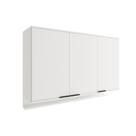 Armário Aéreo Cozinha Modulado Alpha 2501 c/ 3 Portas 120cm Branco - Carraro