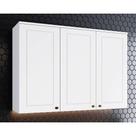Armário Aéreo Cozinha Modulado Americana 3 Portas Branco - Henn Armário Aéreo Cozinha Modulado Americana 3 Portas Branco - Henn
